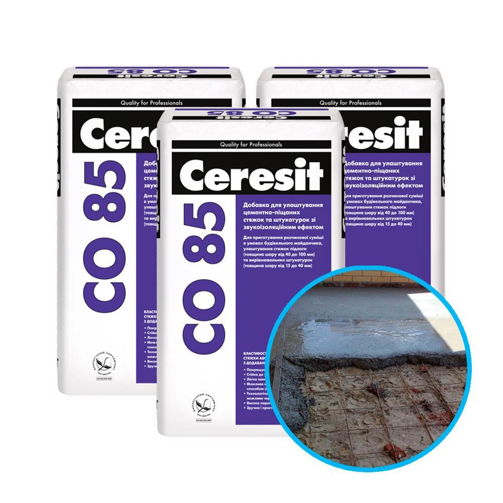 Ceresit CO 85 Добавка для приготовления цементно-песчаных стяжек со звукоизоляционным эффектом, 25 к
