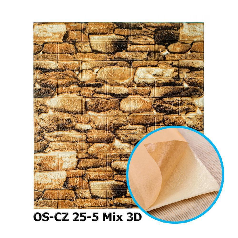 60 Панель стеновая OS-CZ 25-5 Mix 3D 700х770х5мм