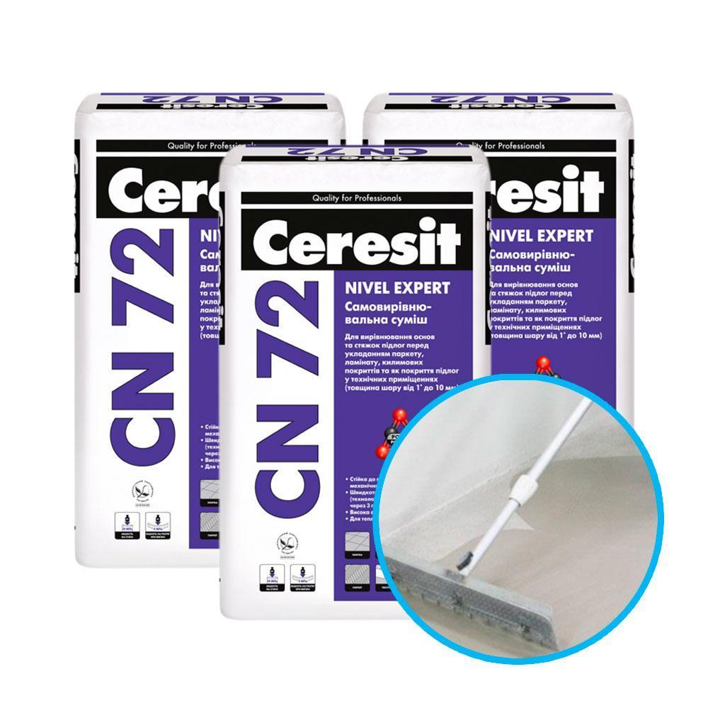 Ceresit CN 72 Nivel Expert Самовыравнивающаяся смесь, 25 кг.