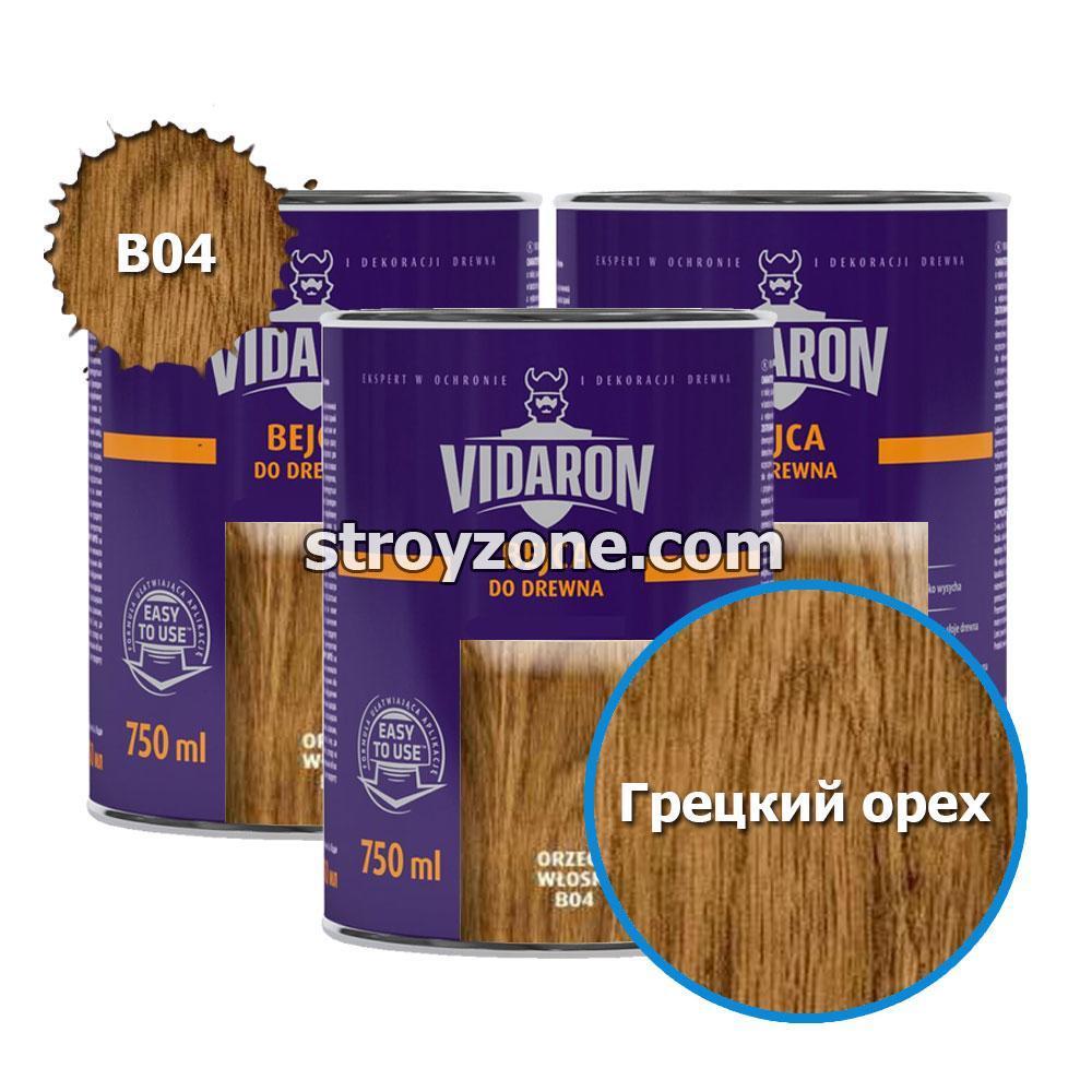 Vidaron Бейц для древесины (Грецкий орех) B04, 750 мл.