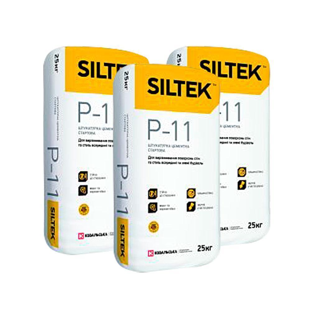 Р-11 SILTEK, штукатурка цементная для внутренних и наружных работ