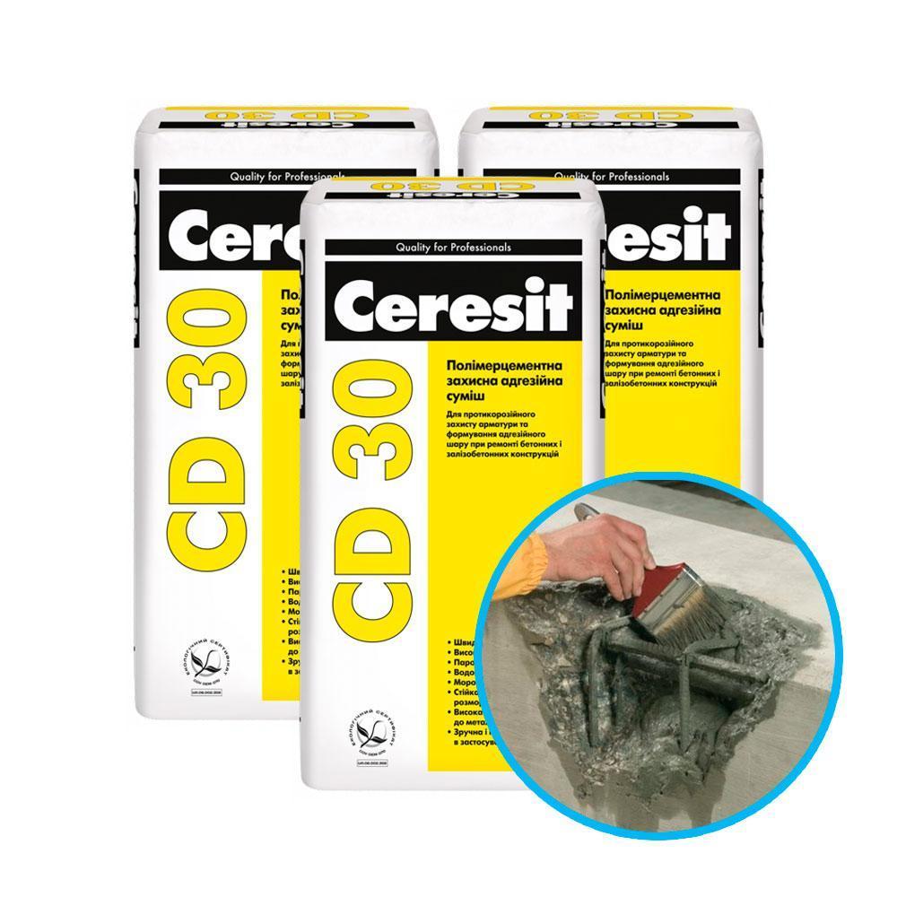 Ceresit CD 30 Полимерцементная защитная адгезионная смесь, 25 кг.