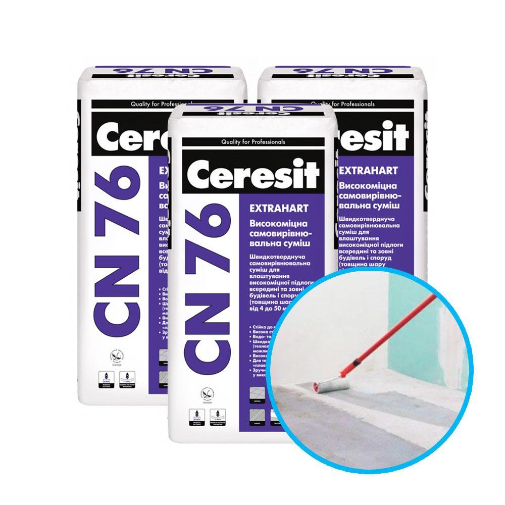 Ceresit CN 76 Extrahart Высокопрочная самовыравнивающаяся смесь, 25 кг.
