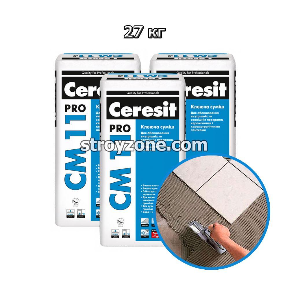 Ceresit СМ 11 Pro Клеящая смесь для плитки, 27 кг. 1/48