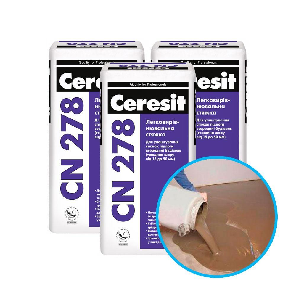 Ceresit CN 278 Легковыравнивающаяся стяжка, 25 кг.