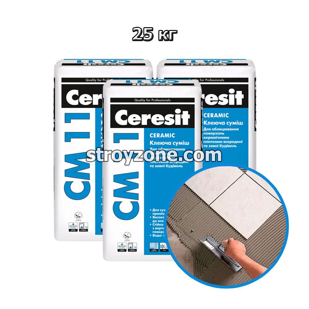 Ceresit СМ 11 Клеящая смесь для плитки, 25 кг. 1/54