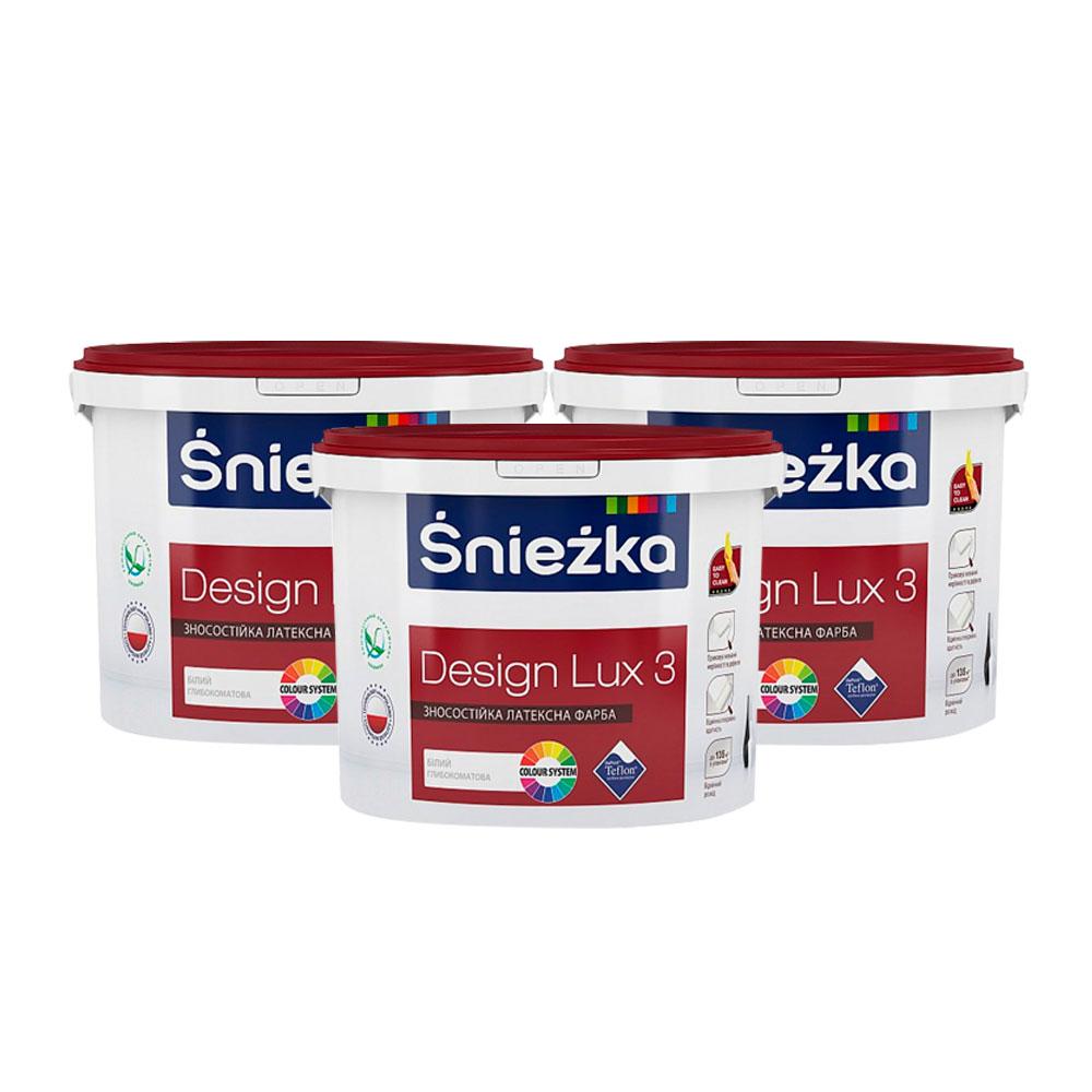 Sniezka Design Lux Иизносостойкая латексная краска, 6,7 кг.