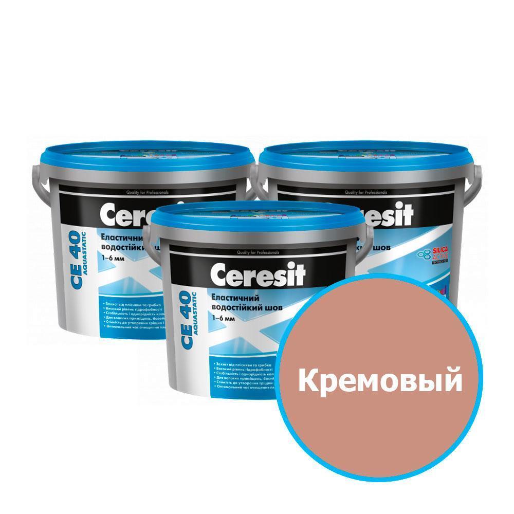 Ceresit СЕ 40 Цветной шов водост. (31 Кремовый), 2 кг.