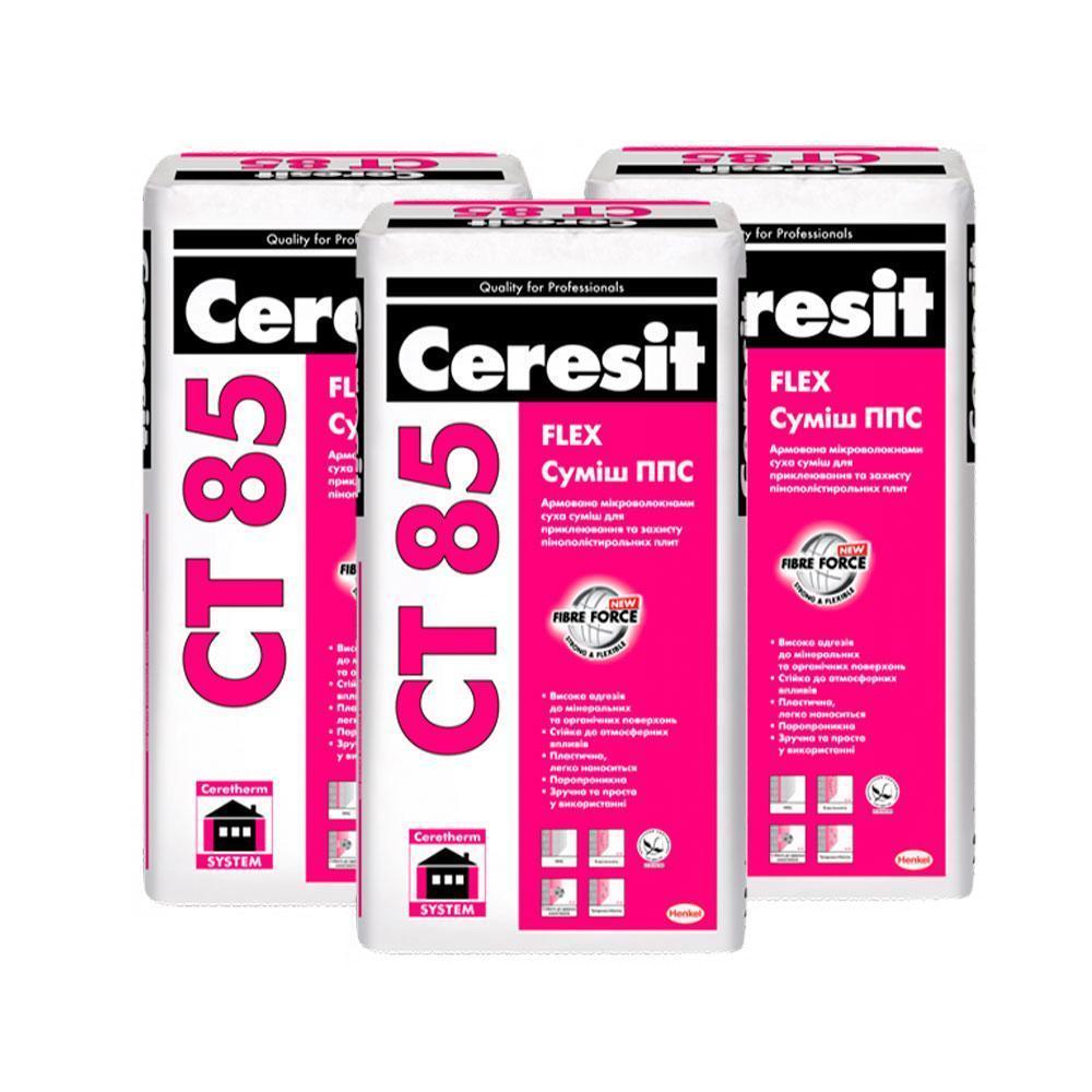 СТ-85 CERESIT, клей-штукатурка для пенополистерола