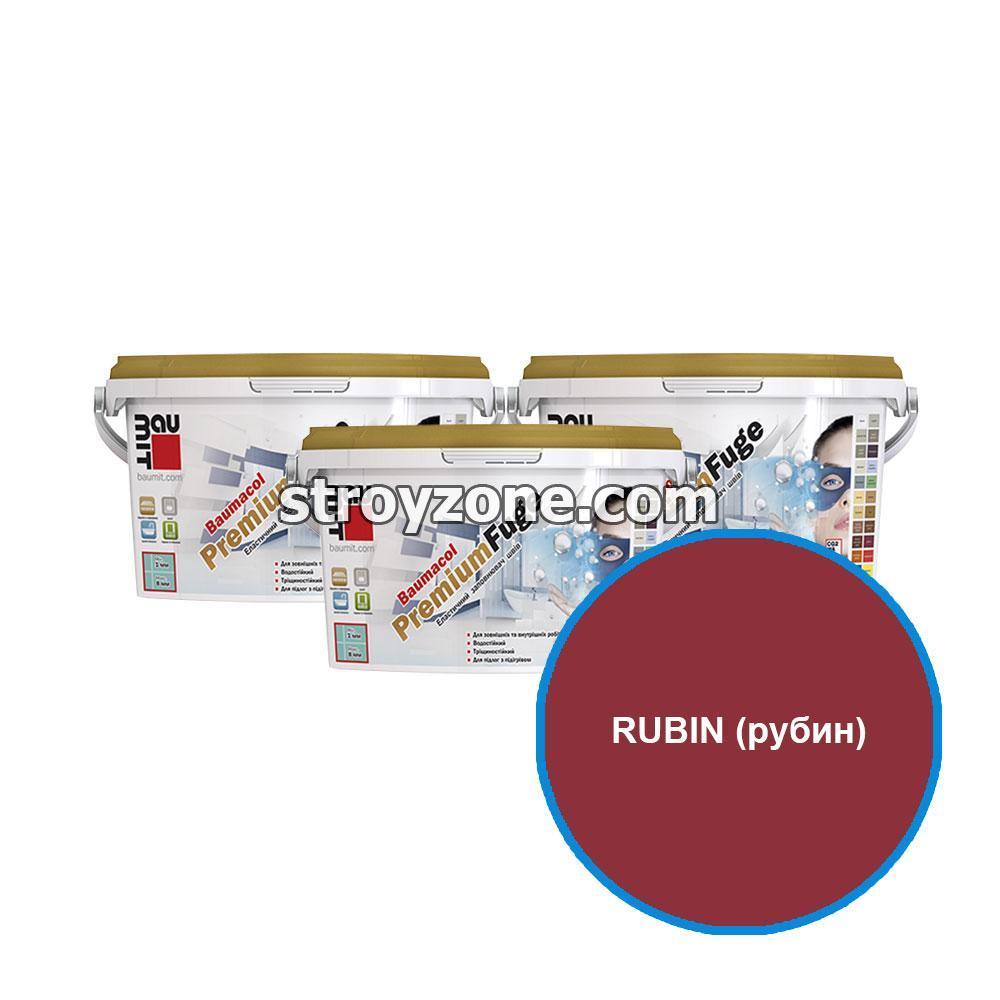 Baumit Baumacol PremiumFuge Эластичный водостойкий шов 2-7мм., RUBIN (рубин) 2кг.