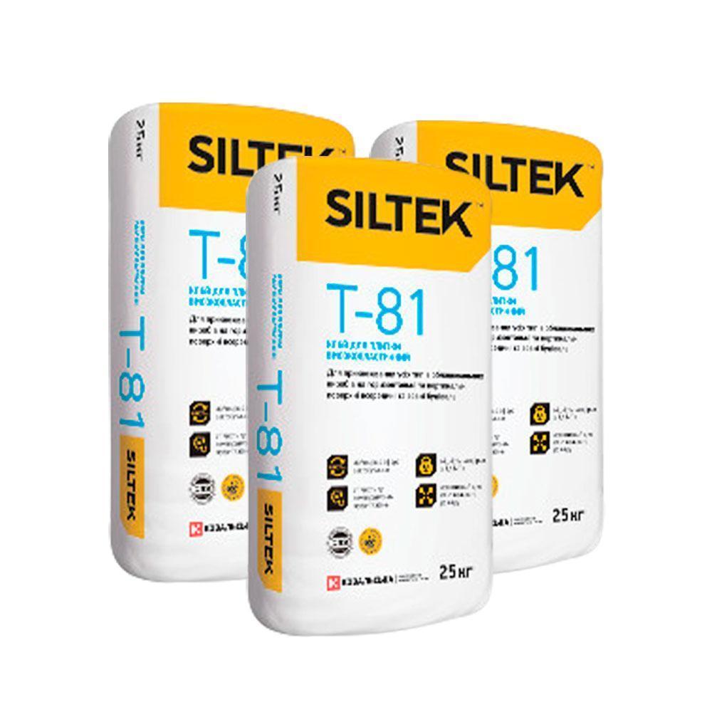 Т-81 SILTEK, клей для плитки, искусственного и натурального камня эластичный, для полов с подогревом